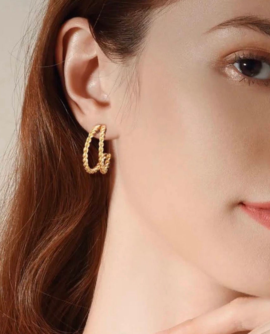 Valentina Gold Hoops